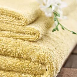 DDECOR Live Beautiful Yellow Cotton 450 GSM Bath Towel - Set of 1-picture-43