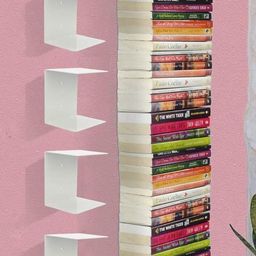 go hooked Heavy Duty Metal Wall Mounted Book Shelves-picture-26
