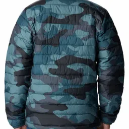 Columbia Green Regular Fit Camouflage Quilted Jacket image 2