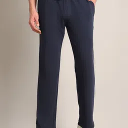 Moonaa Fashion Men Cotton Relaxed-Fit Track Pants-image-65