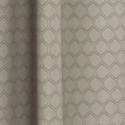 DDECOR Live Beautiful Grey Polyester 5 ft Window Curtain image 3