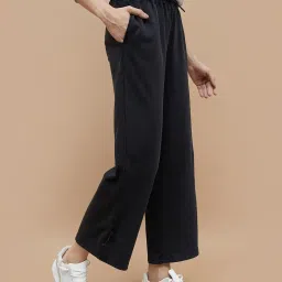 KAPPA Black Plain Joggers image 3