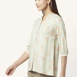 Akkriti by Pantaloons Beige Printed Tunic image 3