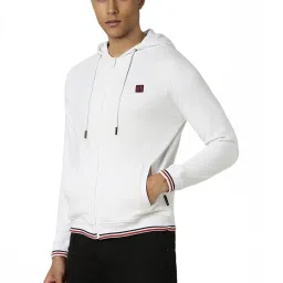 Van Heusen white Solid Sweatshirts image 3