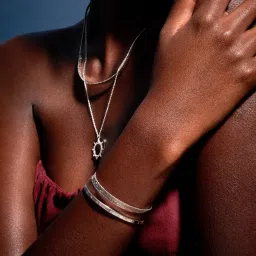 Accessorize London Silver-Plated Chain Bracelet image 3