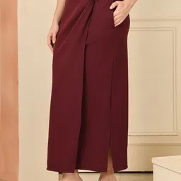 NEUDIS Knitted Straight Midi Skirt image 2