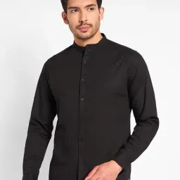 Peregrine By Pantaloons Black Cotton Regular Fit Shirt-picture-41