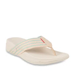 FitFlop Men's Beige Flip Flops image 3