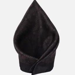 Peter England Brown & Black Printed Pocket Square-image-90