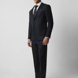 Van Heusen Navy Slim Fit Two Piece Suits image 3