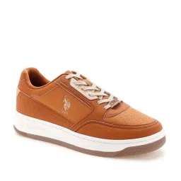U.S. Polo Assn. Men's Tan Casual Sneakers image 3