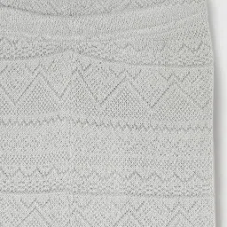 Juniors by Lifestyle Girls Grey Self Pattern Leggings image 3