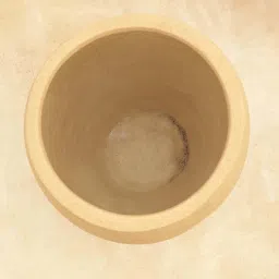 Ugaoo Rib High Sand Stone Plastic Small Planter image 3