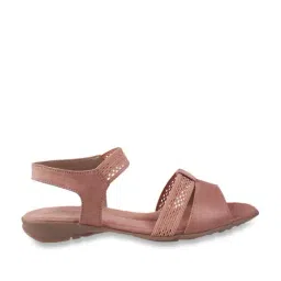Metro Women's Peach Ankle Strap Sandals image 2