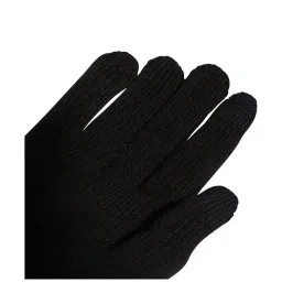 adidas Black Logo Medium Gloves image 3