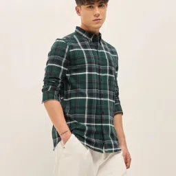 THE BEAR HOUSE Multi Cotton Slim fit Checks Shirts image 3