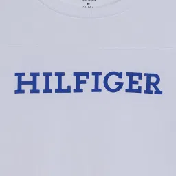 Tommy Hilfiger White Cotton Regular Printed T-Shirt image 3