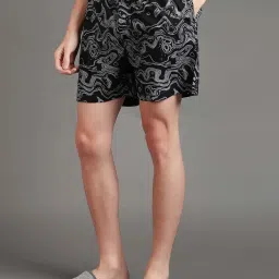 Bewakoof Black Regular Fit Printed Boxers image 3