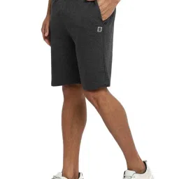 Turtle Charcoal Grey Regular Fit Sports Shorts image 3