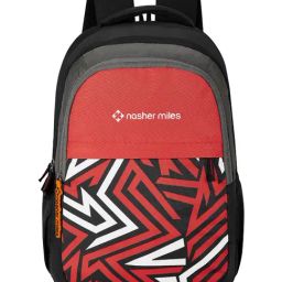 Nasher Miles Physics Black Printed Laptop Backpack-picture-26