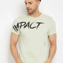 Camla Mint Cotton Regular Fit Printed T-Shirt-picture-16