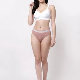 SHYAM SONS FLAIR Solid Pack of 3 Full Coverage Bra image 3