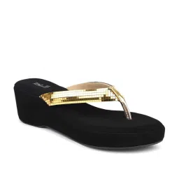 Inc.5 Women's Golden Thong Wedges image 3