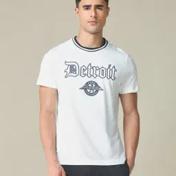 U.S. Polo Assn. Denim Co. White Cotton Slim Fit Printed T-Shirt-picture-17
