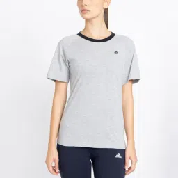 adidas Grey Cotton Regular Fit T-Shirt-picture-23