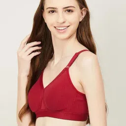 Ginger by Lifestyle Maroon Minimizer bra image 3