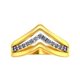 p.c. chandra jewellers P.C Chandra Jewellers 14k Yellow Gold Lovely Diamond Ring-picture-37
