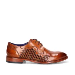 Bugatti Men's Livorno Flex Evo Cognac Derby Shoes-image-41