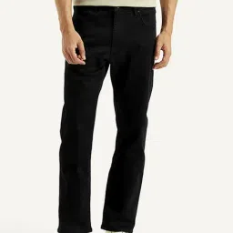 Levi's 513 Black Cotton Slim Fit Jeans-image-60