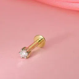Malabar Gold and Diamonds 18k Yellow Diamond Nosepin-picture-34