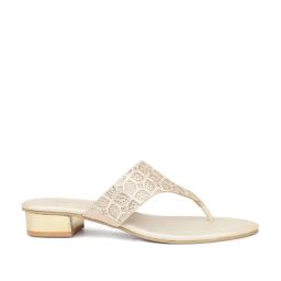 Inc.5 Women's Gold Thong Sandals-picture-16