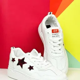 Jove Women's Pearl White Sneakers-picture-29