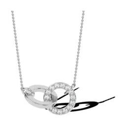 SHINE ETERNAL Lab Grown Diamond 14k (585) White Gold Pendant for Women-picture-21