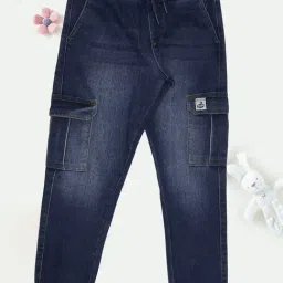 Pantaloons Junior Boys Blue Fusion Jeans-image-80