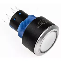 RS PRO Illuminated Push Button Switch Momentary 22.2 mm 2NO/2NC Red LED 250 V AC, 1758327-image-87