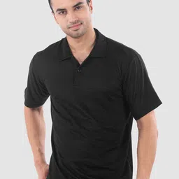 Beyoung Self Design Polo Collar T-shirt-picture-15