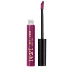 Lakme Forever Matte Lightweight & Transferproof 16Hr Liquid Lipstick 5.6ml - Wine Glow image 1