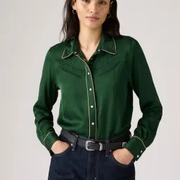 Levi's Green Regular Fit Shirt image 3