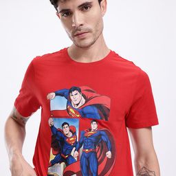 Kook N Keech Superman Printed Bamboo Regular Fit T-shirt-picture-23