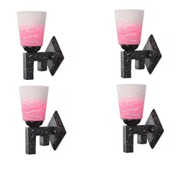 SOMIL Pink Glass Cylinder Printed Wall Lamps-picture-20