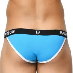 BASIICS by La Intimo Red , Yellow & Blue Briefs (Pack of 3) image 5