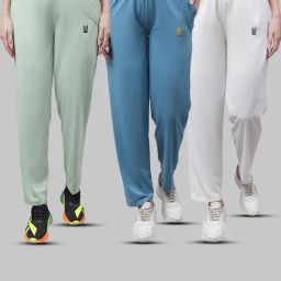 Vimal Jonney Multicolor Cotton Track Pants - Pack of 3-picture-0