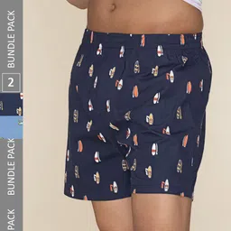 XYXX Men Printed Pack of 2 Combed Cotton Splash Boxers-XYBOX2PCKN333-picture-31