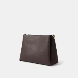 Accessorize London Women's Brown Webbing Strap Sling Bag image 3