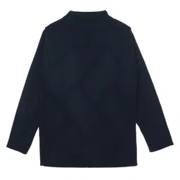Elefantino Full Sleeves Solid Sweater - Navy Blue-picture-20