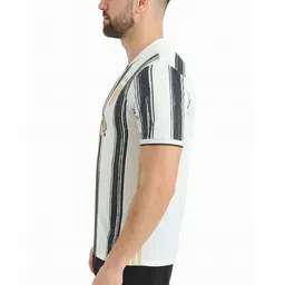 dostitch Men Juventus Cristiano Ronaldo Striped V-Neck Dri-FIT T-shirt-picture-13